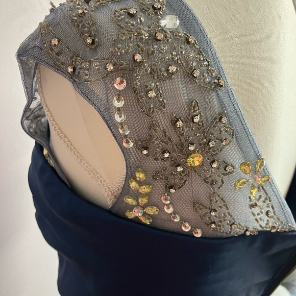 Women’s Cocktail Dress, Size XS/S, Navy Blue, Embellishments, - Picture 4 of 4